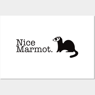 NiceMarmot logo Posters and Art